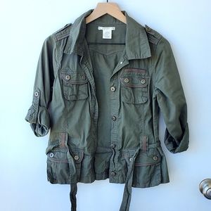 Charlotte Russe Army Green Jacket